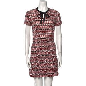 Maje NWOT Dropped Waist Printed Mini Dress